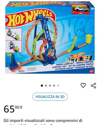 pista hotwheels triplo loop