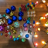 Addobbi Natalizi Vintage +luci Vintage