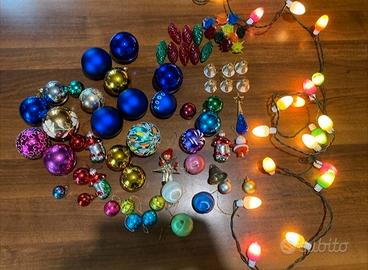 Addobbi Natalizi Vintage +luci Vintage