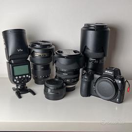 Nikon z6 ii 100k scatti + 4 ottiche