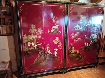 Armadio laccato stile cinese