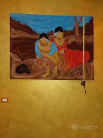 quadro arte polinesiana