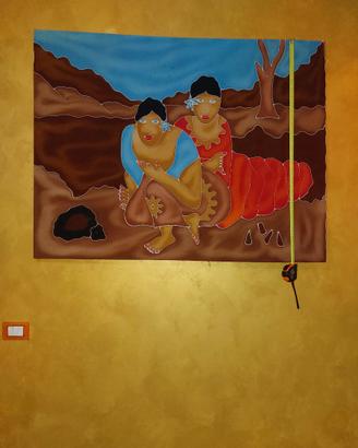 quadro arte polinesiana