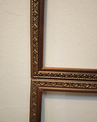 Cornici Antiche Legno Dorato Intagliate a mano