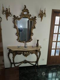 Consolle con specchio