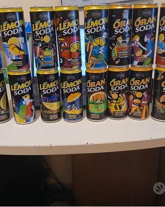 20 Lattine Lemonsoda & Oransoda 90 Anni + 3 omaggi