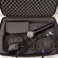radio microfono SHURE SM58 + SHURE BETA 58A