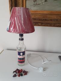 lampada da tavolo bottiglia