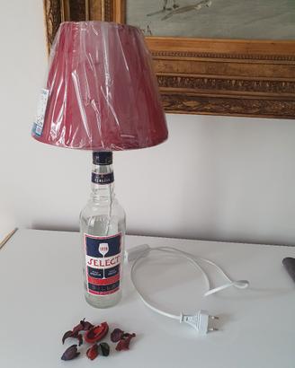 lampada da tavolo bottiglia