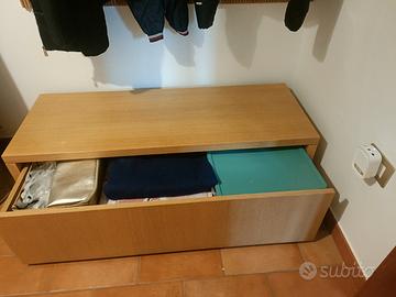 cassettiere colore miele o wenge '