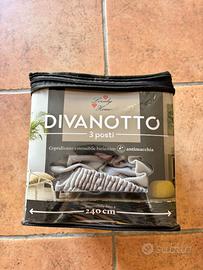 Copridivano estraibile 3 posti antimacchia