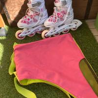 Pattini Roces Bambina Taglia 26/29 + protezioni