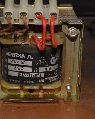 Trasformatore monofase 100VA 26Vac
