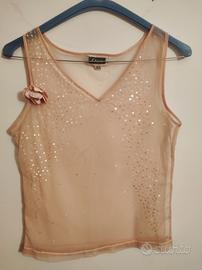 Top elegante Etam con paillettes
