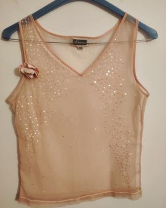 Top elegante Etam con paillettes