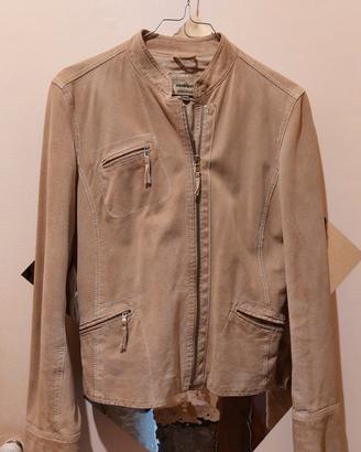 giacca pelle scamosciata donna 