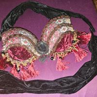 corpetto a reggiseno per danza Tribal Bellydance 