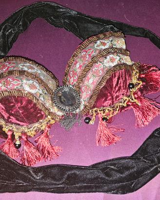 corpetto a reggiseno per danza Tribal Bellydance 