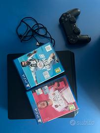 PS4 Slim 500GB + Controller + 2 Giochi