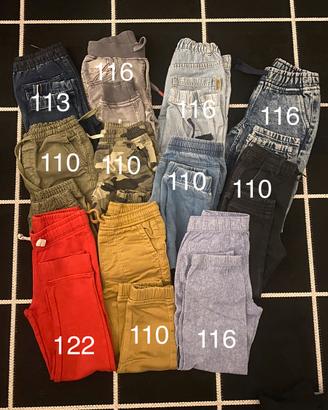 Lotto abbigliamento bambino 4/5/6 anni (110/122)