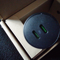 Dual 18w pd car charger