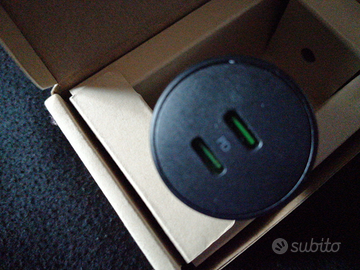 Dual 18w pd car charger