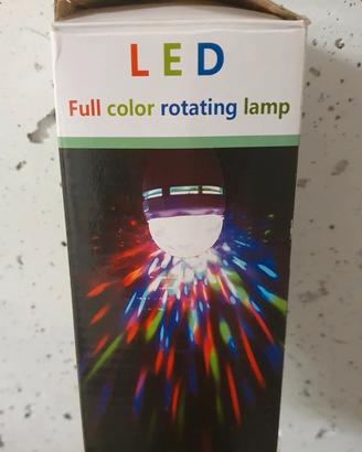 Lampadina Rotante Led Multicolore