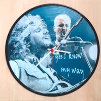 Vinile 33 giri a orologio omaggio a Pino Daniele 