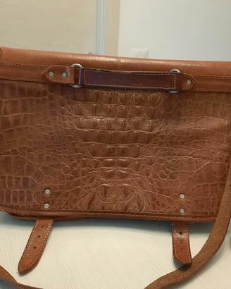 Borsa donna cuoio a  cartella