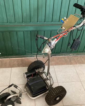 Golf motorino elettrico e set mazze vintage