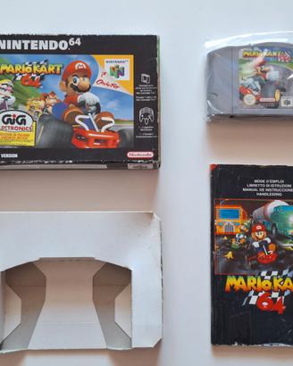 MARIO KART 64 Nintendo 64 PAL ITA GIG completo N64