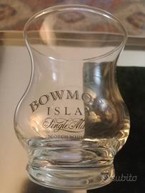 bicchiere in vetro da whisky Bowmore 
