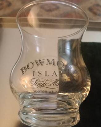 bicchiere in vetro da whisky Bowmore 