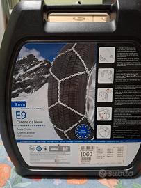 catene da neve nuove