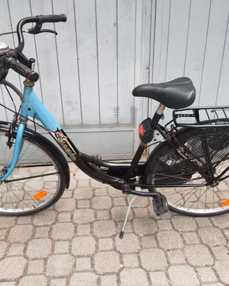Bcicletta city bike Esperia bici 26 con seggiolino