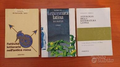 Letteratura latina e antologia latina