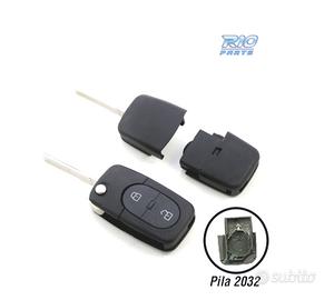 ALLOGGIAMENTO CHIAVE AUDI QUADRATA 2 PULSANTI CON 