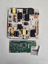 scheda madre+ t-con tv Sharp