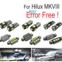 KIT 8 LAMPADE LED INTERNE TOYOTA HILUX MK8 MKVIII 