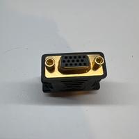 adattatore dvi-i maschio a vga femmina dorato