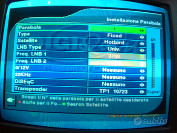 Decoder satellitare Digiquest