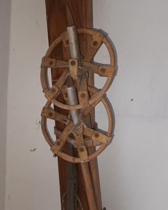 sci in legno antichi