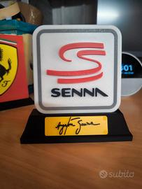 Targa/Logo AYRTON SENNA