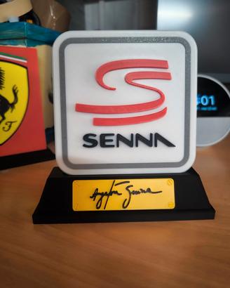 Targa/Logo AYRTON SENNA