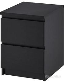 Letto malm con comodini