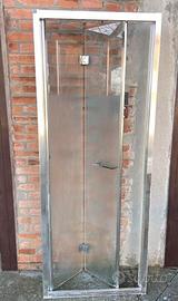 porta doccia pieghevole 76,6x195