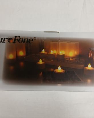 Set candele led ricaricabili