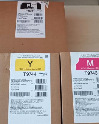 Toner Originali Elpson T9741 T9742 T9743 T9744