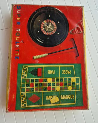 Super Roulette Vintage '70 gioco da tavolo incompl