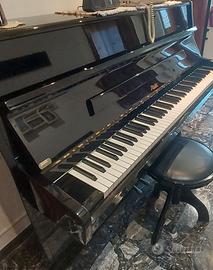 Pianoforte acustico verticale Rosler nero lucido